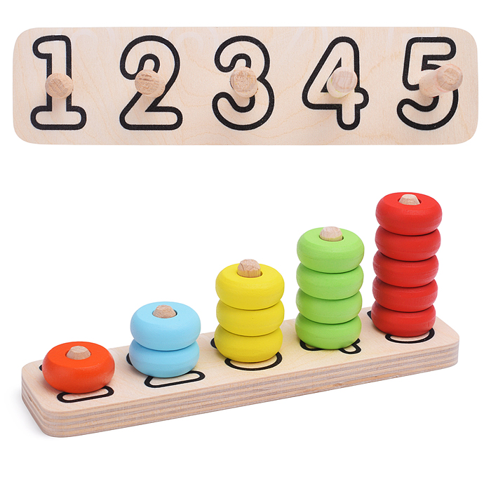 Пирамидка "Счеты" 15 дет.