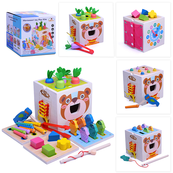 Куб развивающий D1781 "Мишкина добыча"