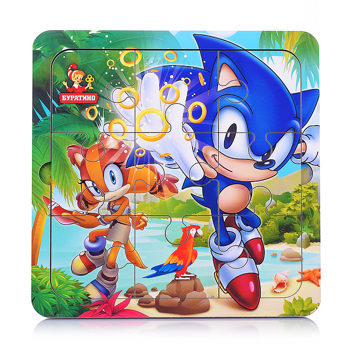 Игрушка деревянная пазл 15*15 см. терм. пакет