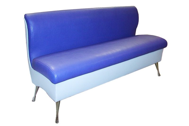 Диван трёхместный нераскладной Модус-4 синий