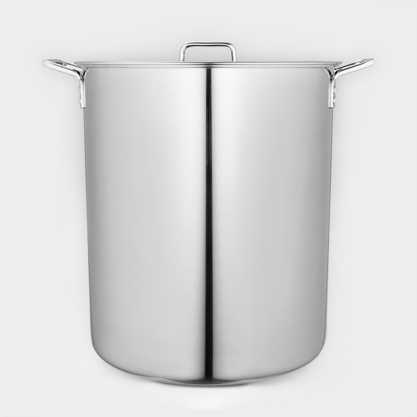 Котёл Катунь «Общепит», 50 л, d=40 см, h=45 см, с крышкой, нержавеющая сталь, хромированная