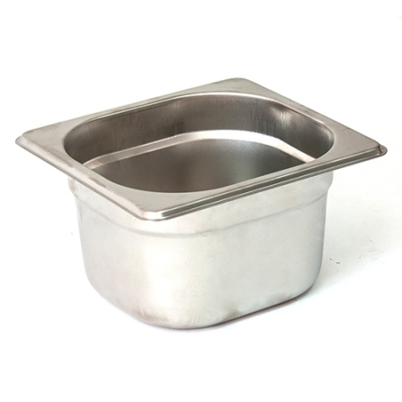 Гастроемкость Roal GN 1/6-65 (176х162х65мм), нерж. 0,6 мм